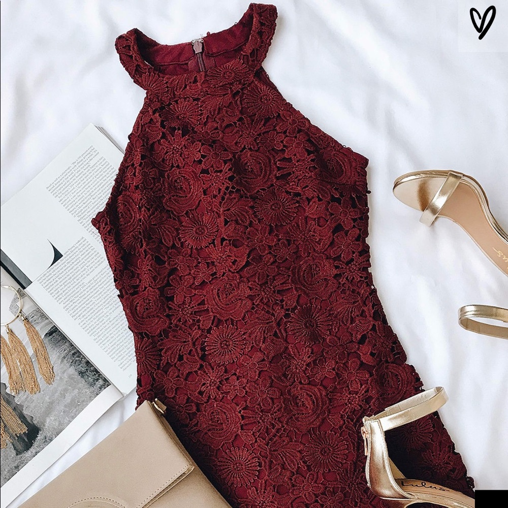 lulus love poem lace dress